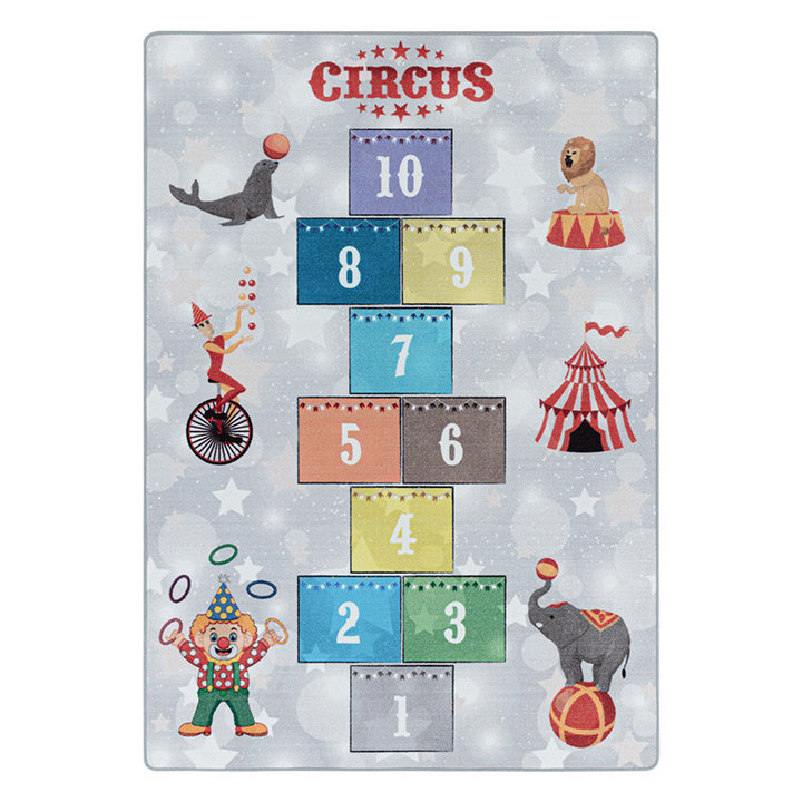 Speelkleed - Pleun Circus Hinkelbaan Grijs - 1