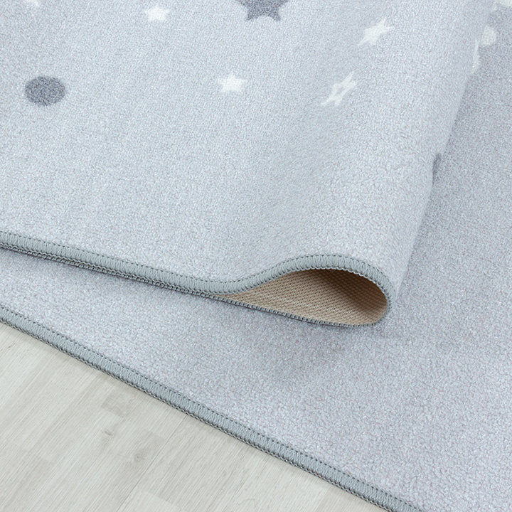 Kindervloerkleed - Pleun Ster Grijs - 4