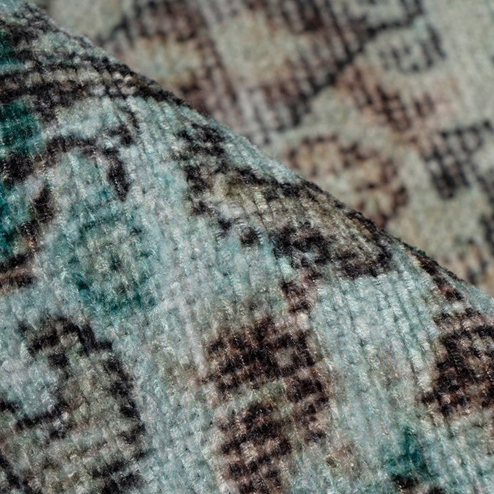 Patchwork vloerkleed - Toska Creme Groen - 3