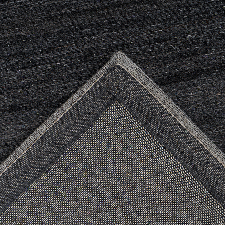 Wollen vloerkleed - Prettily Edge Antraciet/Grijs - 4