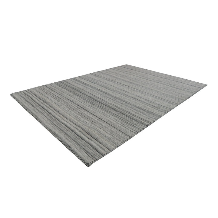 Wollen vloerkleed - Prettily Straight Grijs - 2