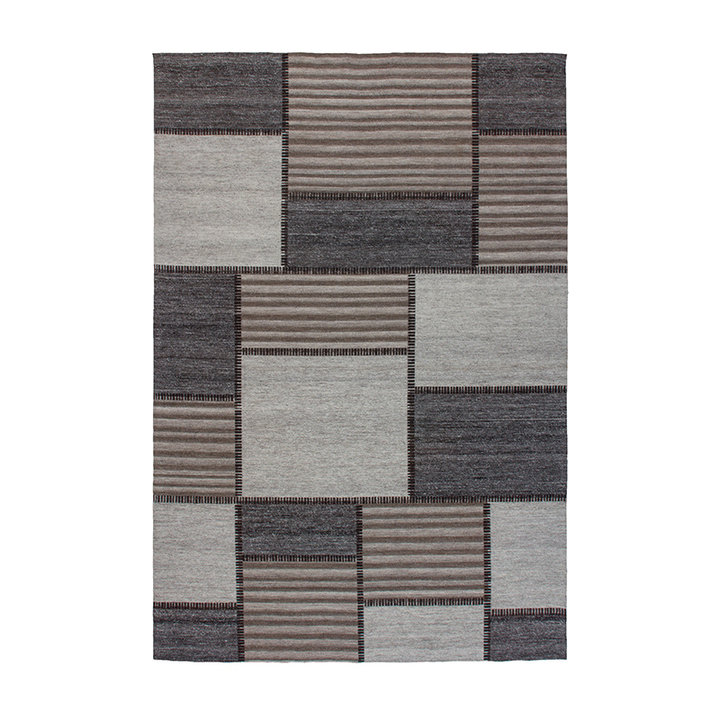 Wollen vloerkleed - Prettily Patch Beige/Creme - 1