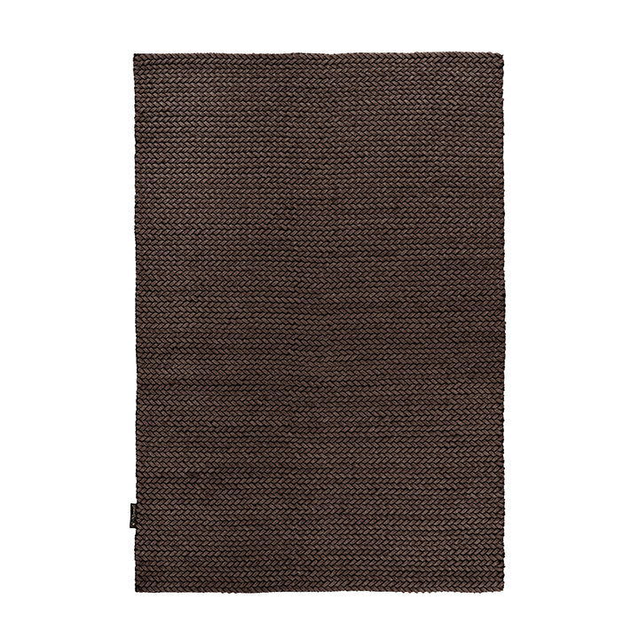 Wollen vloerkleed - Braid Bruin - 1