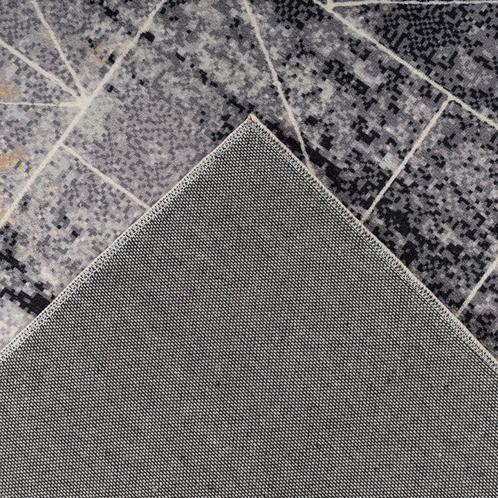 Modern vloerkleed - Piemonte Miscela Antraciet/Creme - 4