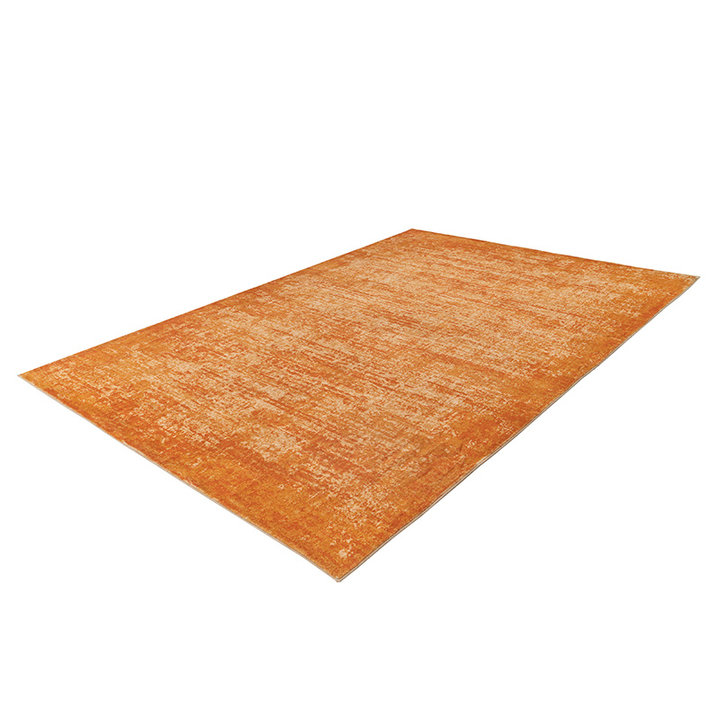 Laagpolig vloerkleed - Piemonte Plain Oranje - 2