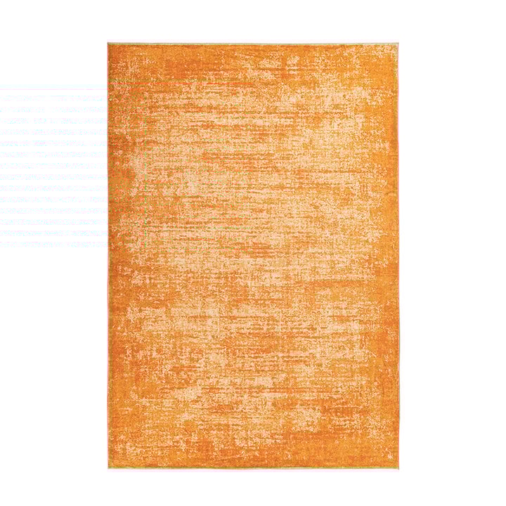 Laagpolig vloerkleed - Piemonte Plain Oranje - 1