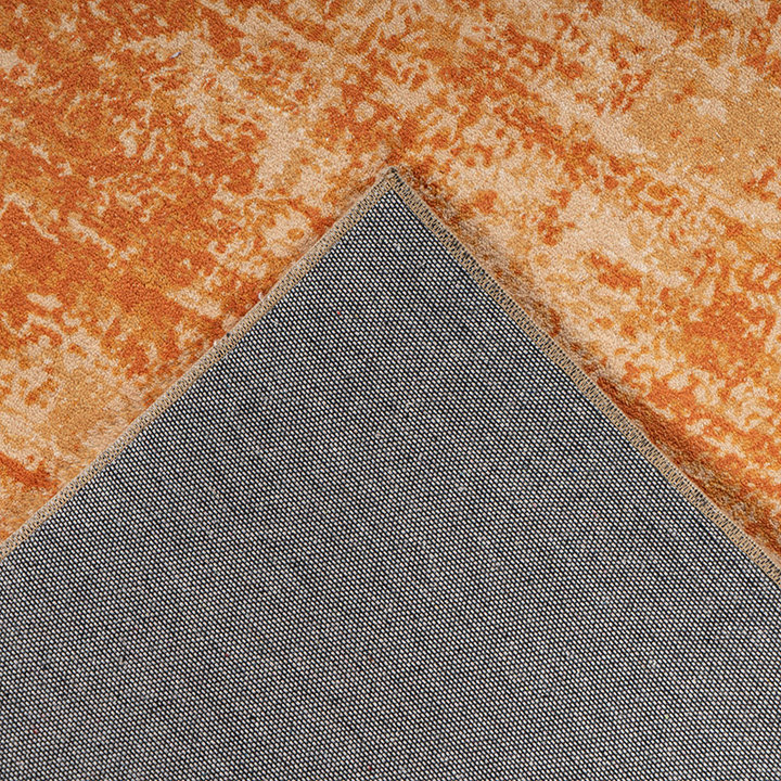 Laagpolig vloerkleed - Piemonte Plain Oranje - 4