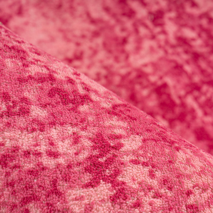 Laagpolig vloerkleed - Piemonte Plain Roze - 3
