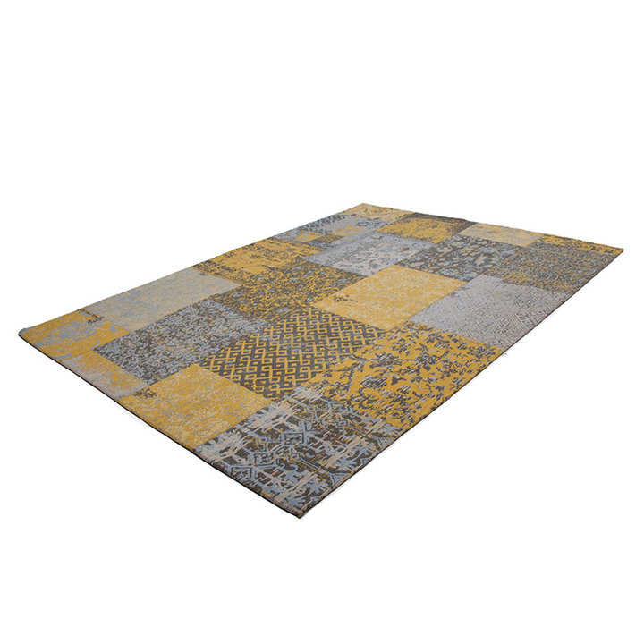 Patchwork vloerkleed - Splendid Okergeel - 3