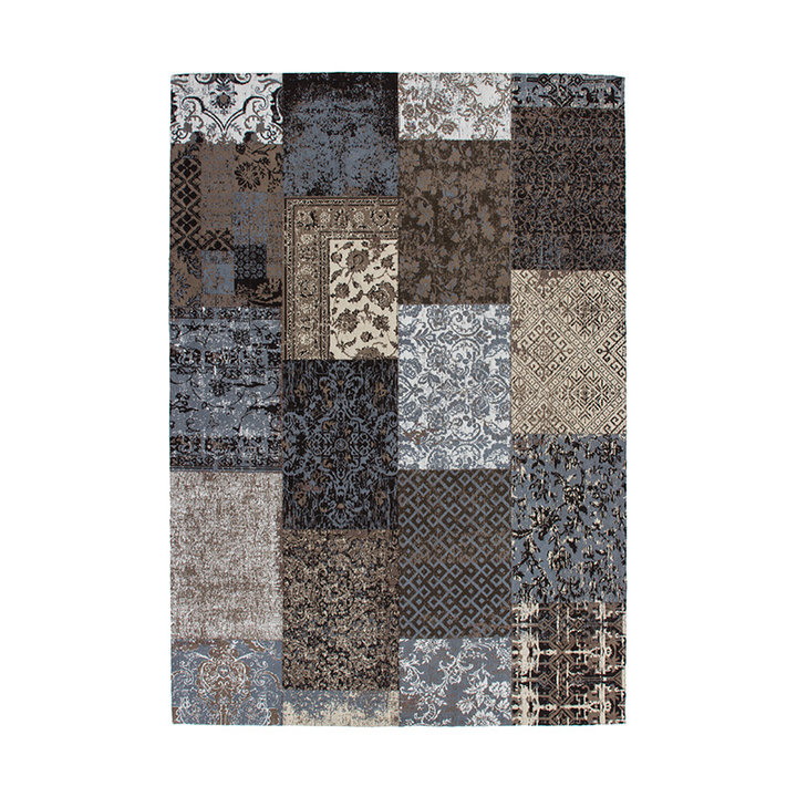 Patchwork vloerkleed - Splendid Bruin - 1