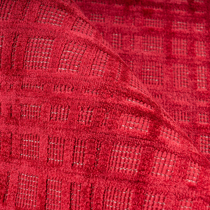 Viscose vloerkleed - Karma Rood - 3