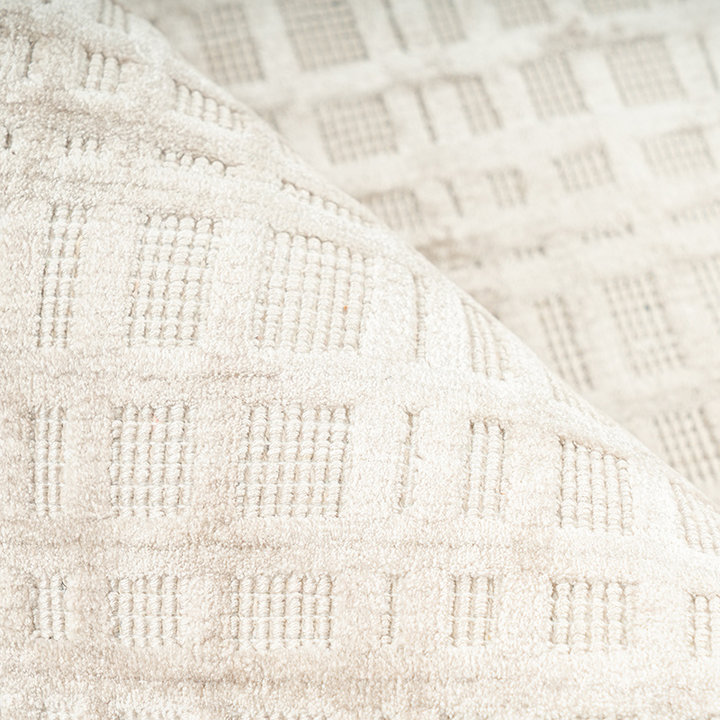 Viscose vloerkleed - Karma Beige - 3