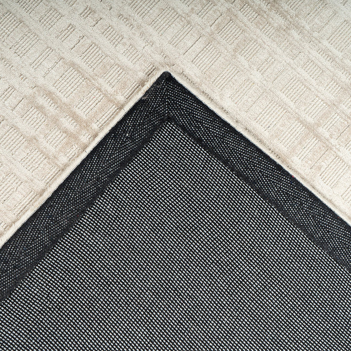 Viscose vloerkleed - Karma Beige - 4