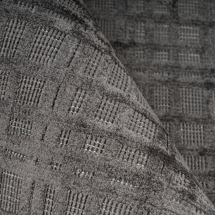 Viscose vloerkleed - Karma Antraciet - 3