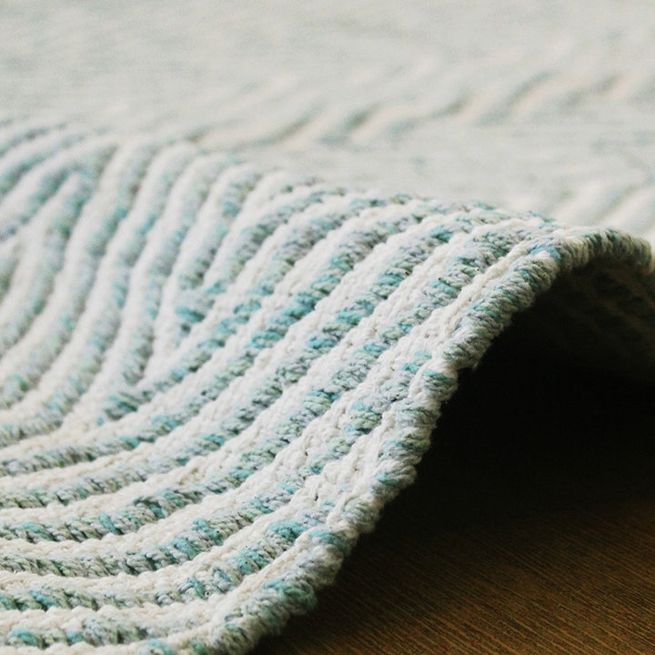 Modern vloerkleed - Abstruse Current Turquoise - 2