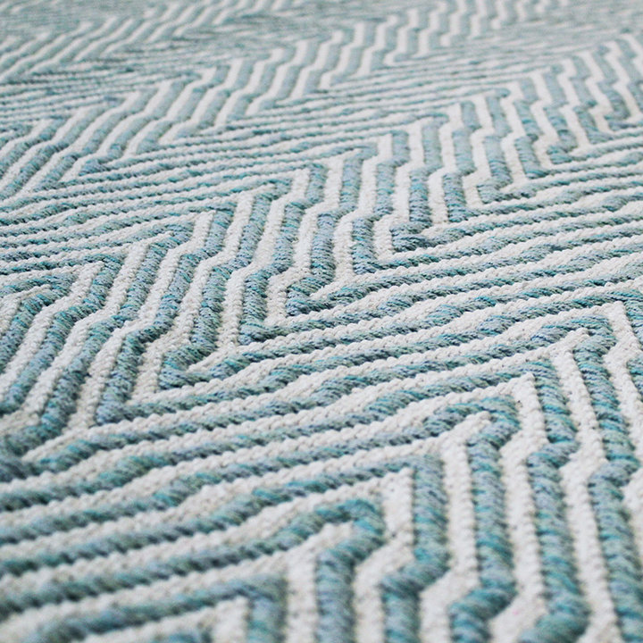 Modern vloerkleed - Abstruse Current Turquoise - 3