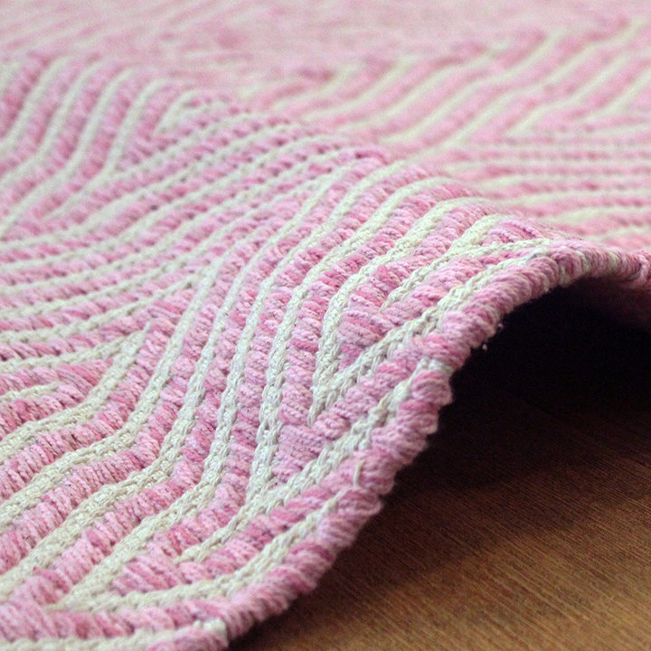 Modern vloerkleed - Abstruse Current Roze - 3