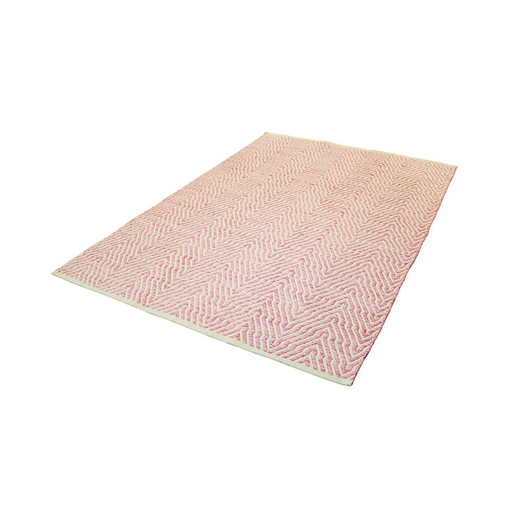 Modern vloerkleed - Abstruse Current Roze - 2