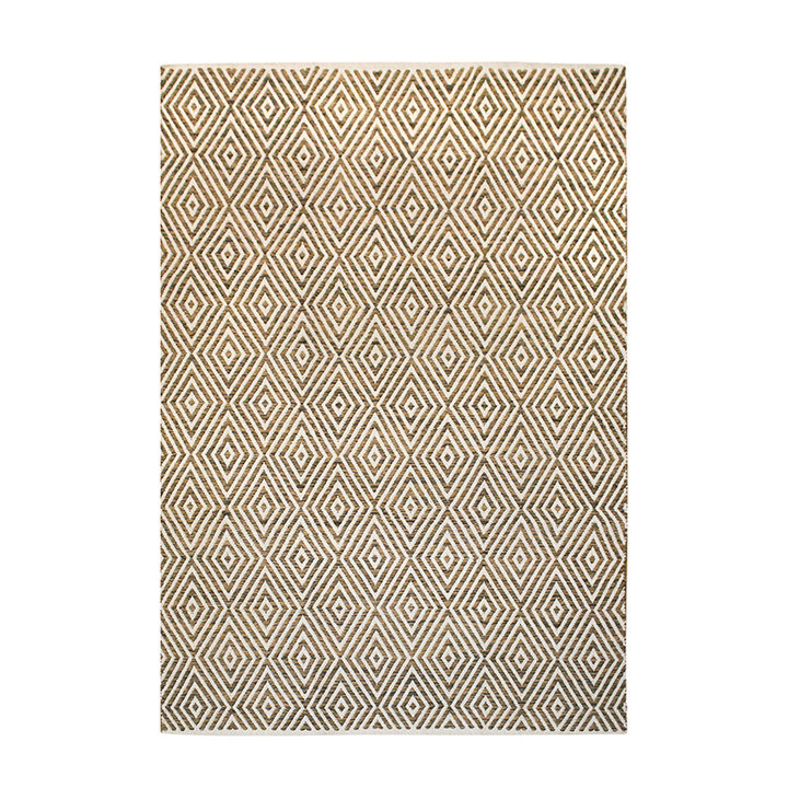 Modern vloerkleed - Abstruse Diamond Beige/Bruin - 1