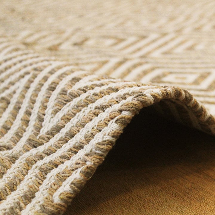 Modern vloerkleed - Abstruse Diamond Beige/Bruin - 3