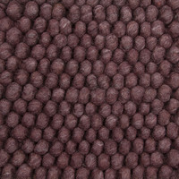 Wollen vloerkleed - New Loop Bordeaux/Rood 319