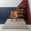 Wollen vloerkleed - Sunshine Fringe Grijs/Creme