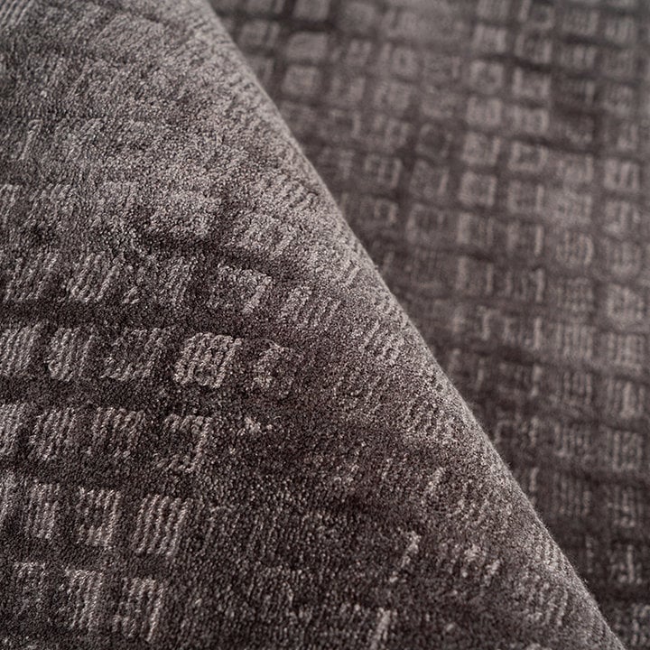 Viscose vloerkleed - Belle Bruin - 4