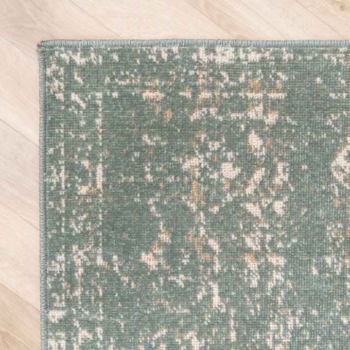 Vintage vloerkleed - Spring Ethnic Groen/Creme - 3