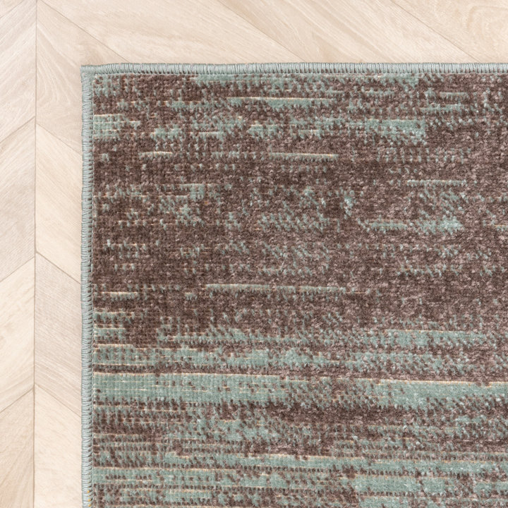 Patchwork vloerkleed - Spring Groen/Grijs - 3