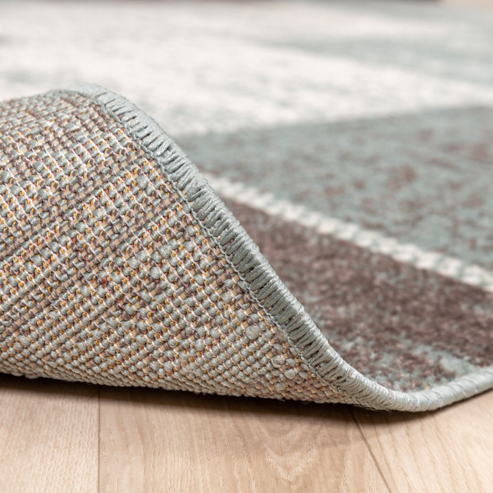 Patchwork vloerkleed - Spring Groen/Grijs - 4