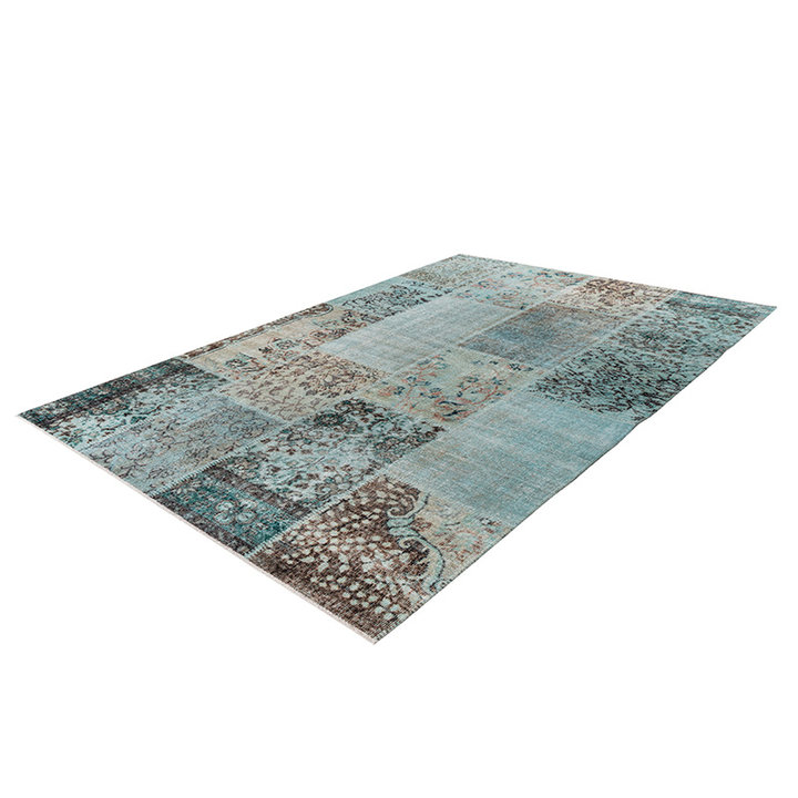 Patchwork vloerkleed - Toska Creme Groen - 1
