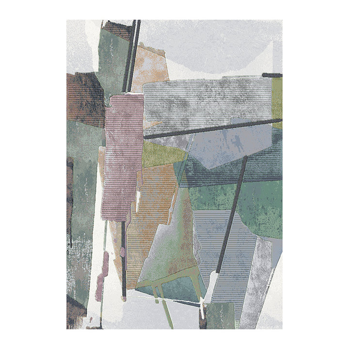 Modern vloerkleed - Auburn Multicolor 6626