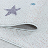 Rond kindervloerkleed eenhoorn - Lucy Wit