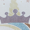 Rond kindervloerkleed eenhoorn - Lucy Wit