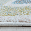 Rond kindervloerkleed eenhoorn - Lucy Wit