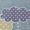 Rond kindervloerkleed - Lucy Wolken Grijs