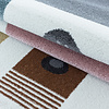 Rond kindervloerkleed - Fleurtje Dieren Multicolor