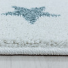 Rond kindervloerkleed - Fleurtje Dino Blauw