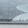 Rond kindervloerkleed - Fleurtje Maan Blauw