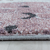 Rond kindervloerkleed - Fleurtje Planeten Wit