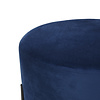 Velvet Poef - Jolie Blauw