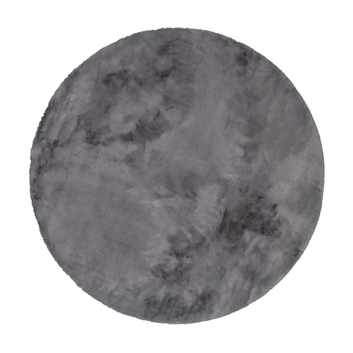 Rond Hoogpolig vloerkleed - Comfy Supreme Antraciet - 1