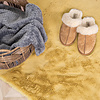 Zachte Hoogpolige loper - Comfy Geel