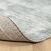 Rond viscose vloerkleed - Pearl Mint
