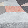 Geometrisch vloerkleed - Zeso Icon Terracotta