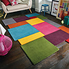 Abstract vloerkleed - Stracto Collage Multicolor - thumbnail