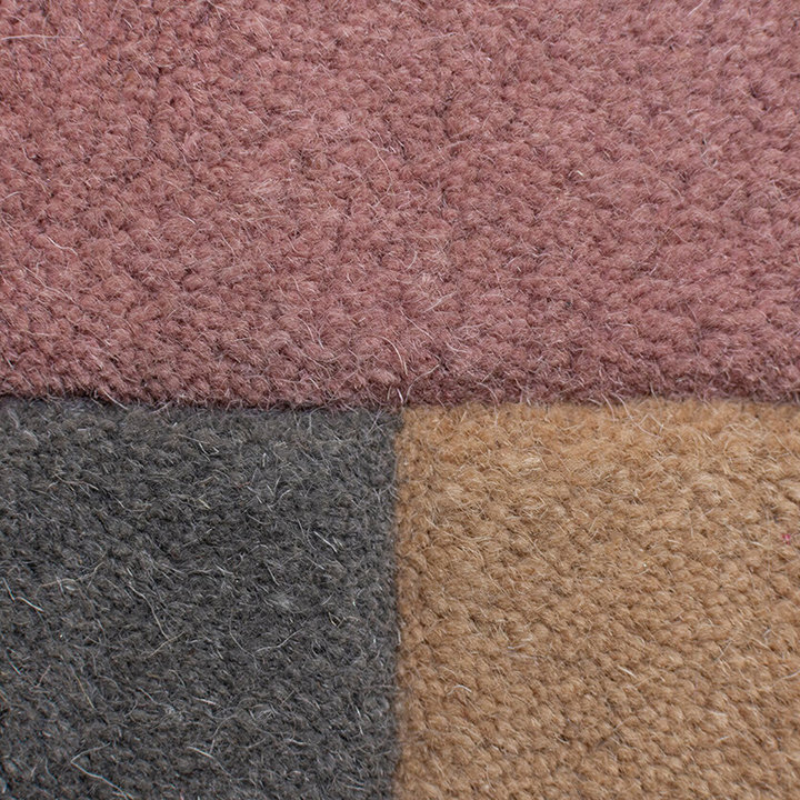 Abstract vloerkleed - Stracto Collage Roze/Beige - 6