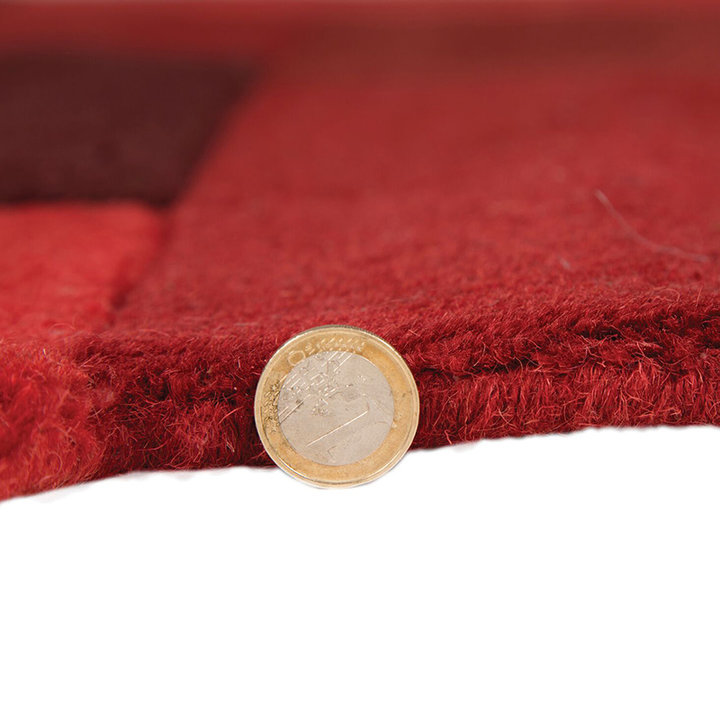 Abstract vloerkleed - Stracto Collage Rood - 2