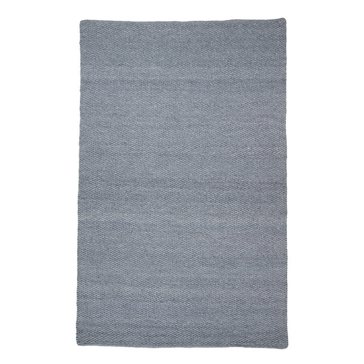 Wollen vloerkleed - Genua Blauw