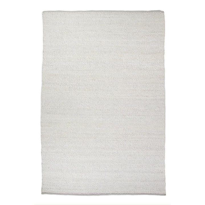 Wollen vloerkleed - Genua Creme/Wit